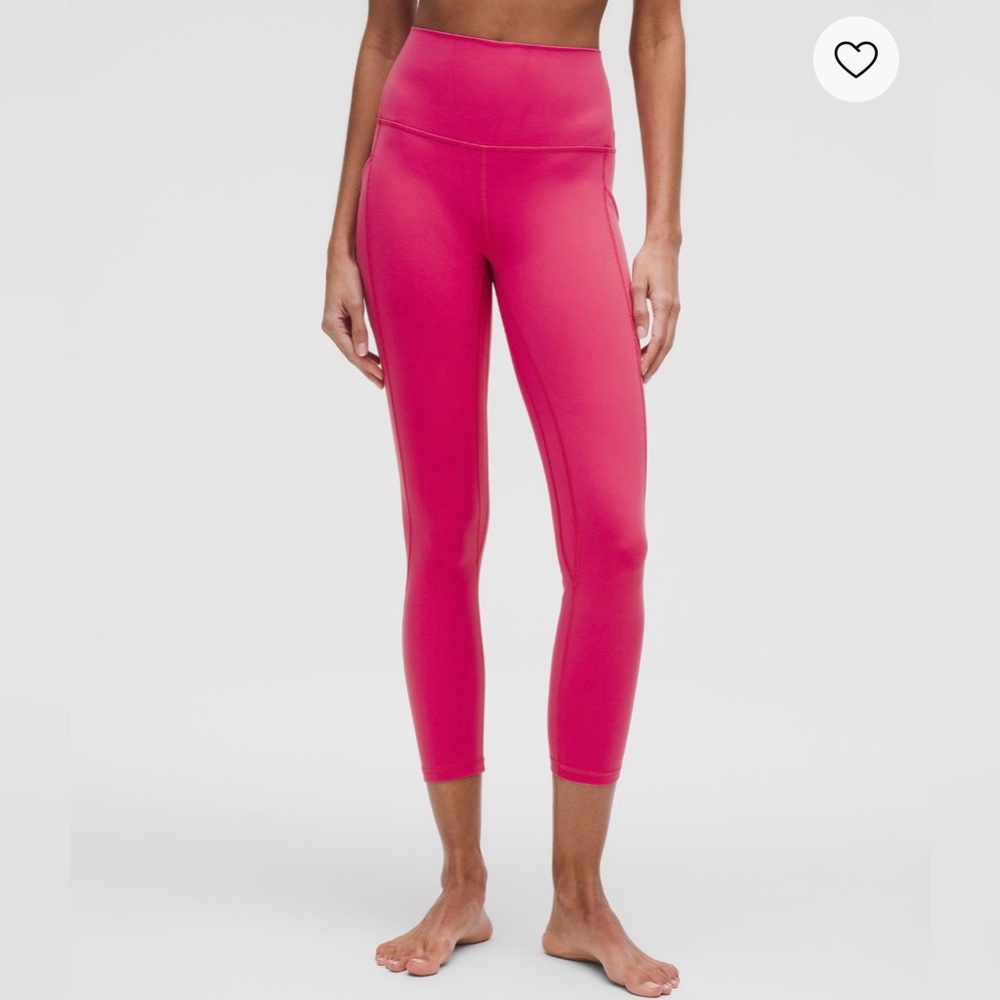NWT Lululemon Align High Rise Crop with Pockets 23" , Size 4
